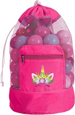 Rosa Strandspielzeug Tasche