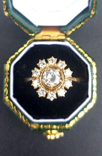 Exklusiver diamant ring aus - diamant,