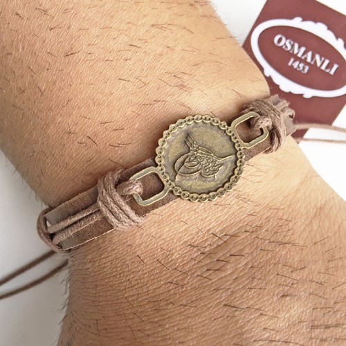 Tugrali dirilis armband leder - dirilis,