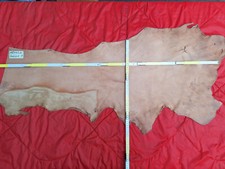 Rindsleder 2mm dick rustikal Lederhaut hellbraun-antik zur Auswahl