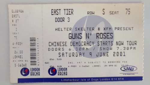 Guns roses complete unused - roses,