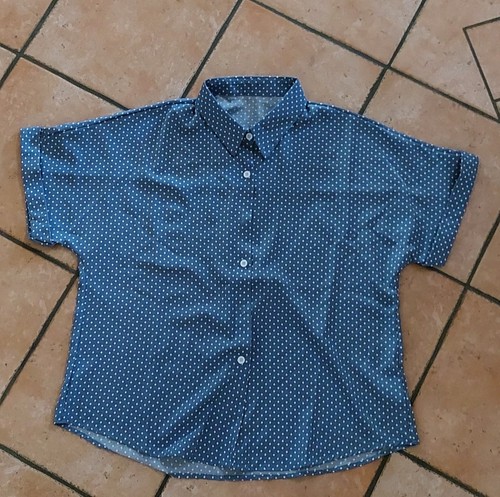 Bluse damen xl blau m - gr., xl,blau