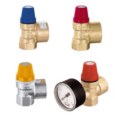 Caleffi Sicherheits Ventil Überdruck SV Heizung Warmwasser Solar, 2,5 - 10 bar
