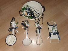 DEKO KOCHBESTECK KÜCHENGERÄTE mehrteilig + mehrfarbig gebraucht! SEHR DEKORATIV!