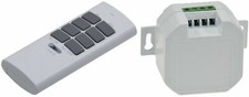 FERNBEDIENUNG FUNK-SCHALTER FUNK-EINBAUSCHALTER UNTERPUTZ  DOSE KABELLOS