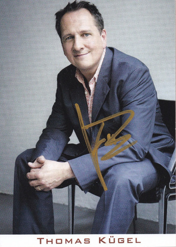 Autogrammkarte thomas kügel - thomas,