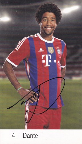 Autogramm dante bayern - -, (bayern