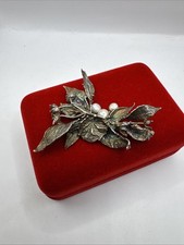 Vintage Blatt-Broschanhänger