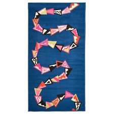 IKEA KARISMATISK Teppich Design Rhodes, 80x150cm,Motiv Schlange snake,limitiert