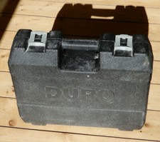 DURO Koffer für Bohrmaschine Werkzeugkoffer Maschinenkoffer schwarz Kunststoff