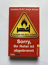 Sorry Ihr Hotel ist abgebrannt Antje Blinda Taschenbuch mit Cartoons Zustand gut