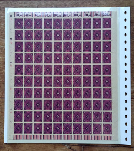Einwandfreier bogen 191 - i, **
