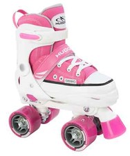 HUDORA Rollschuh Roller Skate, pink, Gr. 28-31 - größenverstellbare Rollschuhe