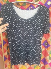 Bio T-Shirt Seide Baumwolle Schwarz Kolibri Größe XL