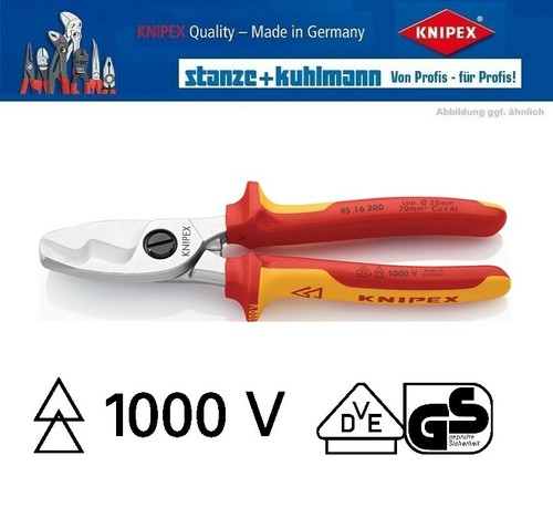 Knipex 200 kabelschere - 95,