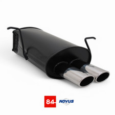 BMW E46 316i/318i Sportendschalldämpfer 2x85/58mm AM-Design