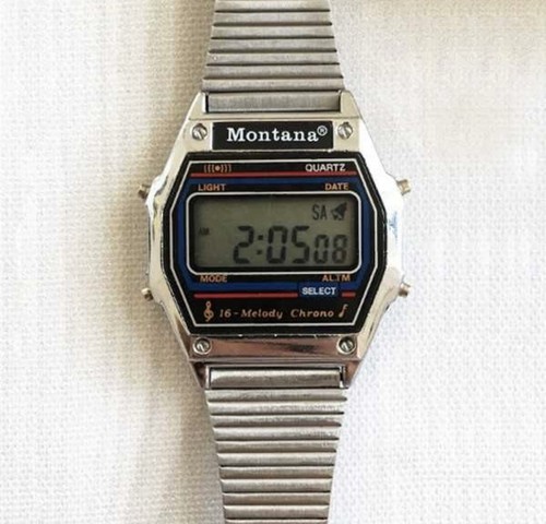 Montana digitaluhr vintage - digitaluhr,