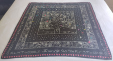 CODELLO großes Twill Seidentuch - Klimt Lebensbaum - schwarz/multi - 85 x 85 cm