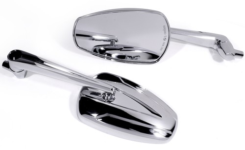 Motorrad spiegel set chrom - motorrad,
