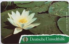 O 604 12.93 6 DM Deutsche Umwelthilfe Teichrosen nur 7600 Ex. sauber gebr.