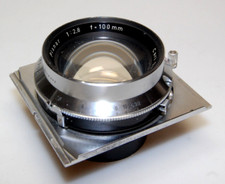 Carl Zeiss Planar 2,8/100mm #1858896  für Linhof Technika  6x9  -LESEN-