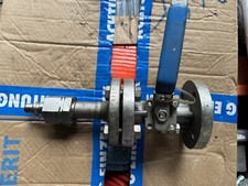 Kugelhahn DIN 2633 mit Druckluftanschluss