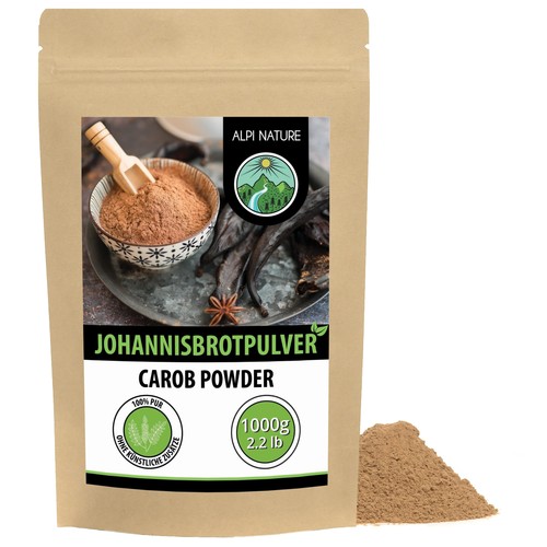 Carobpulver 1kg johannisbrot - carobpulver, 1kg,