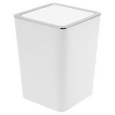 B-Ware bremermann Bad-Serie SAVONA Kosmetikeimer mit Schwingdeckel quadratisch, 