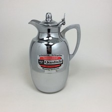 alfi JUWEL Thermoskanne Isolierkanne 0,75 l. Messing verchromt / silber