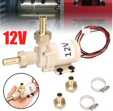 DC 12V Solar Heiß Wasser Pumpe Verkehr Essen Klasse Leise 100°C/212°F Koppler DE