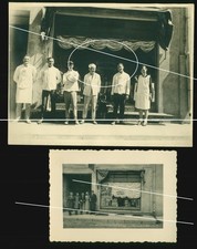 2x Foto 1933 Bäckerei Schmuckert Rastenburg Kętrzyn Bismarckstr. 5 Ostpreussen