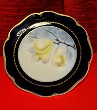 Obstteller Prunkteller Kobalt Obstmotiv Rosenthal 