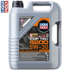 Liqui Moly 3707 Top Tec 4200 5W-30 Longlife III New Gen Motoröl Benzin Diesel 5L