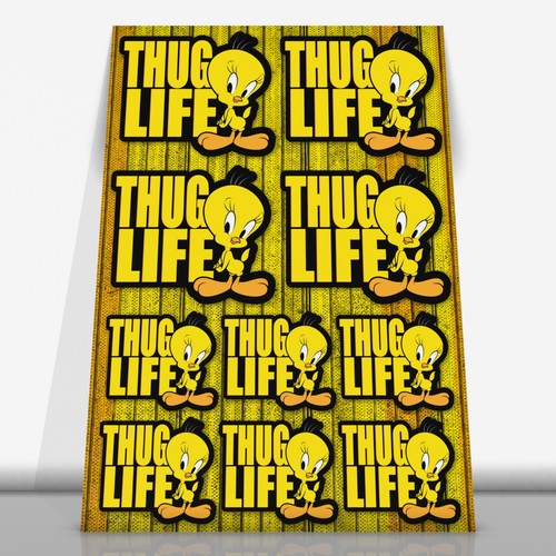 Thug life stickerbogen mit - mit, 10
