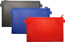3 x Banktasche schwarz rot