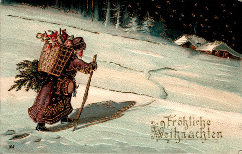 Weihnachten fröhliche - ak,