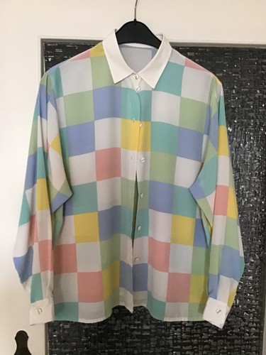 Damen bluse multicolor - bluse,