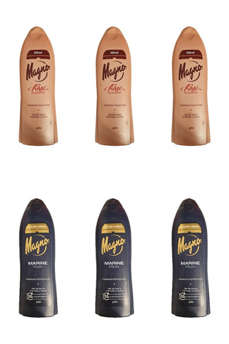 Magno rose duschgel 550ml - 3x,