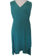 Sheego Damen Abendkleid Grün