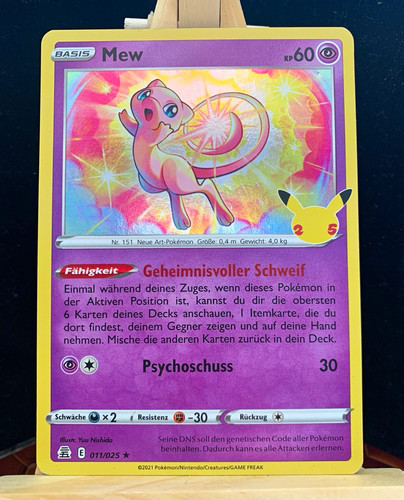 Pokémon tcg mew 011 025 - pokémon,