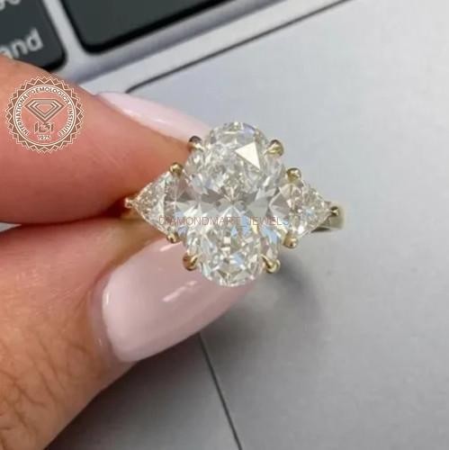 Karat gelbgold kt ovaler - 5,