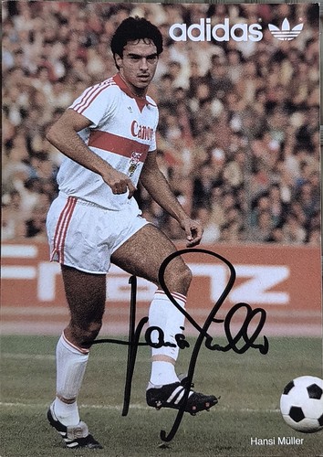 Hansi müller signierte adidas - hansi,