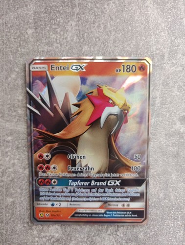 Pokemon karte entei 10a - pokemon, gx