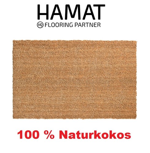 Fußmatte 100 naturkokos l - fußmatte,
