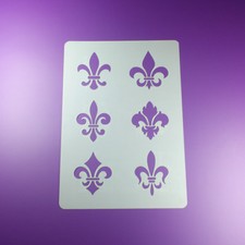 A4 Schablone Fleur de Lis