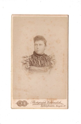 Cdv foto damenportrait - cdv,