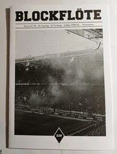 FANZINE ULTRAS FLYER BLOCKFLÖTE #229 MÖNCHENGLADBACH v SC FREIBURG 2025/2026