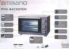 AMBIANO Mini Backofen 1200W