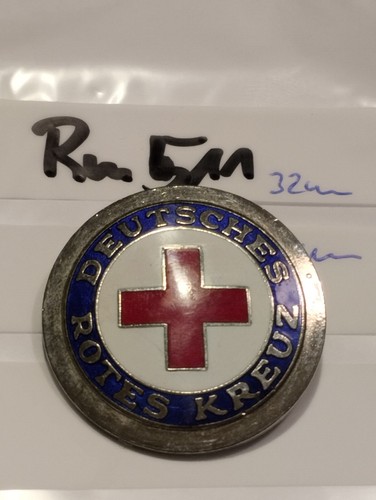 Rot kreuz schwesternbrosche - rot,