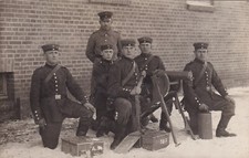 Foto AK - Soldaten mit MG - 1.WK - gute Aufnahme -